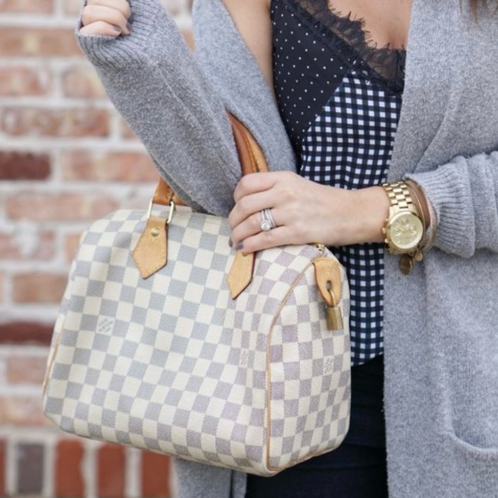 Louis Vuitton Speedy 30 Azur Damier - Picture 11 of 11
